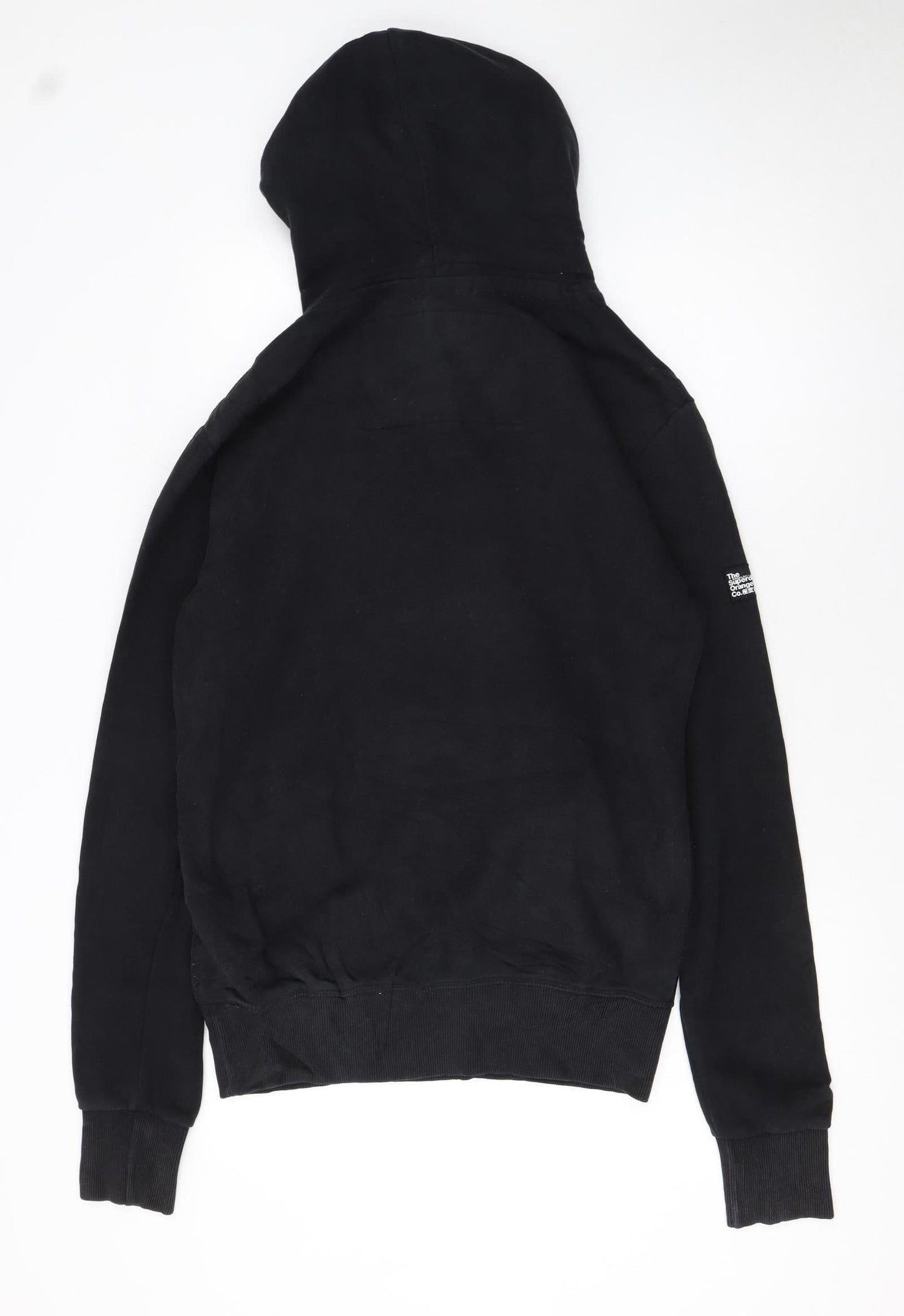 Mens UK Size S Superdry Black Pullover Hoodie
