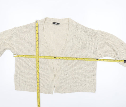 Womens UK Size L Wallis Beige Cardigan Jumper