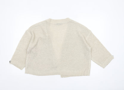 Womens UK Size L Wallis Beige Cardigan Jumper
