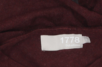 Womens UK Size S Debenhams Brown Pullover Jumper