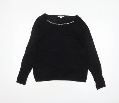 Womens UK Size M Fenn Wright Manson Black Pullover Jumper