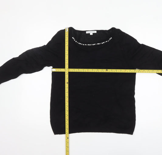 Womens UK Size M Fenn Wright Manson Black Pullover Jumper