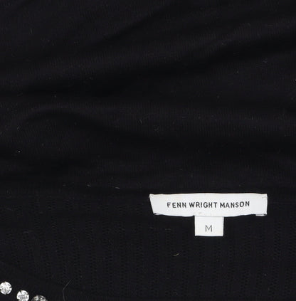 Womens UK Size M Fenn Wright Manson Black Pullover Jumper