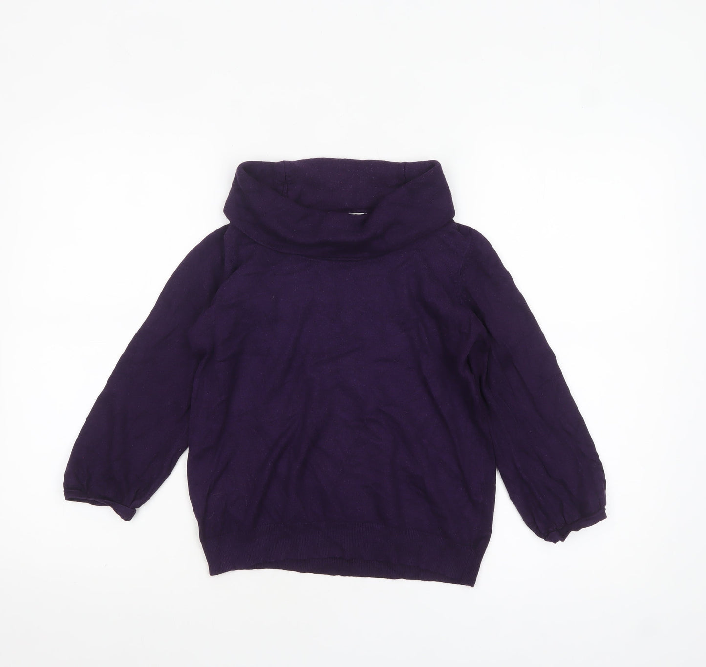 Womens UK Size 12 Marks and Spencer Purple Pullover Jumper