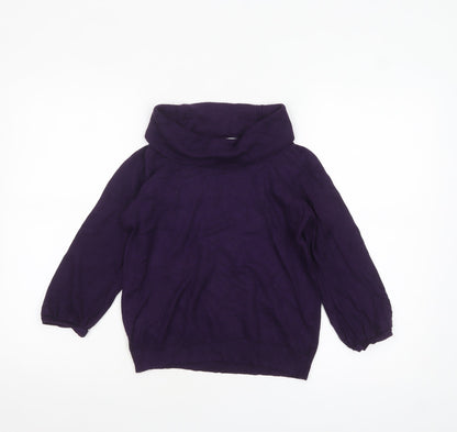 Womens UK Size 12 Marks and Spencer Purple Pullover Jumper