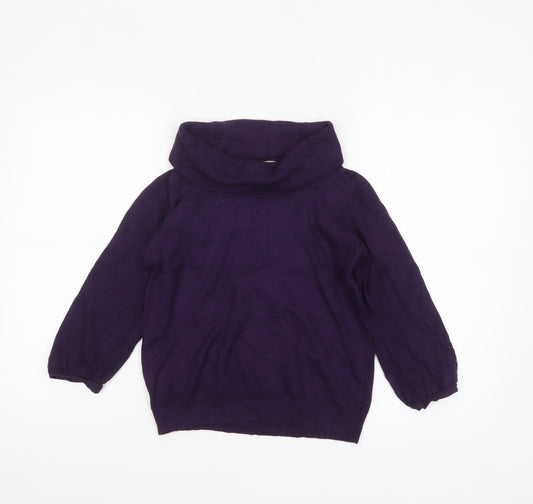 Womens UK Size 12 Marks and Spencer Purple Pullover Jumper