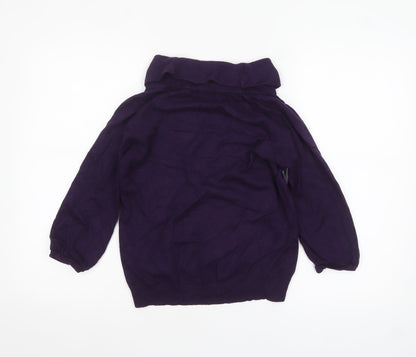 Womens UK Size 12 Marks and Spencer Purple Pullover Jumper