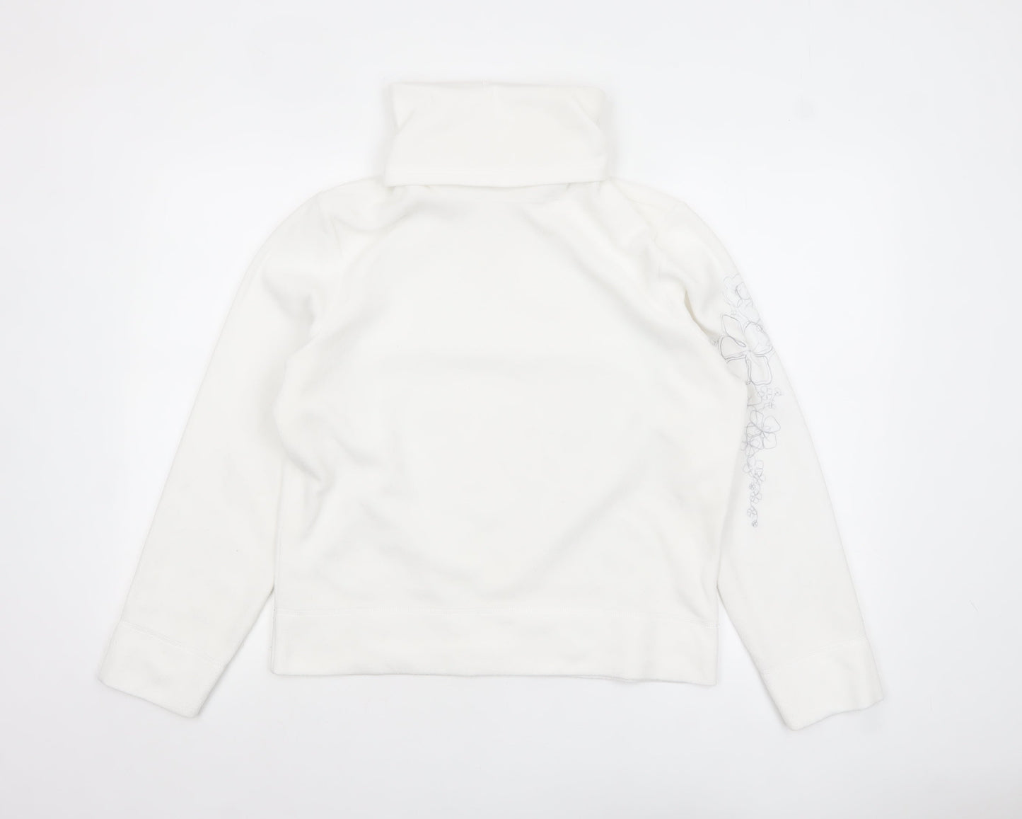 Womens UK Size 16 Marks and Spencer White Pullover Sweatshirt