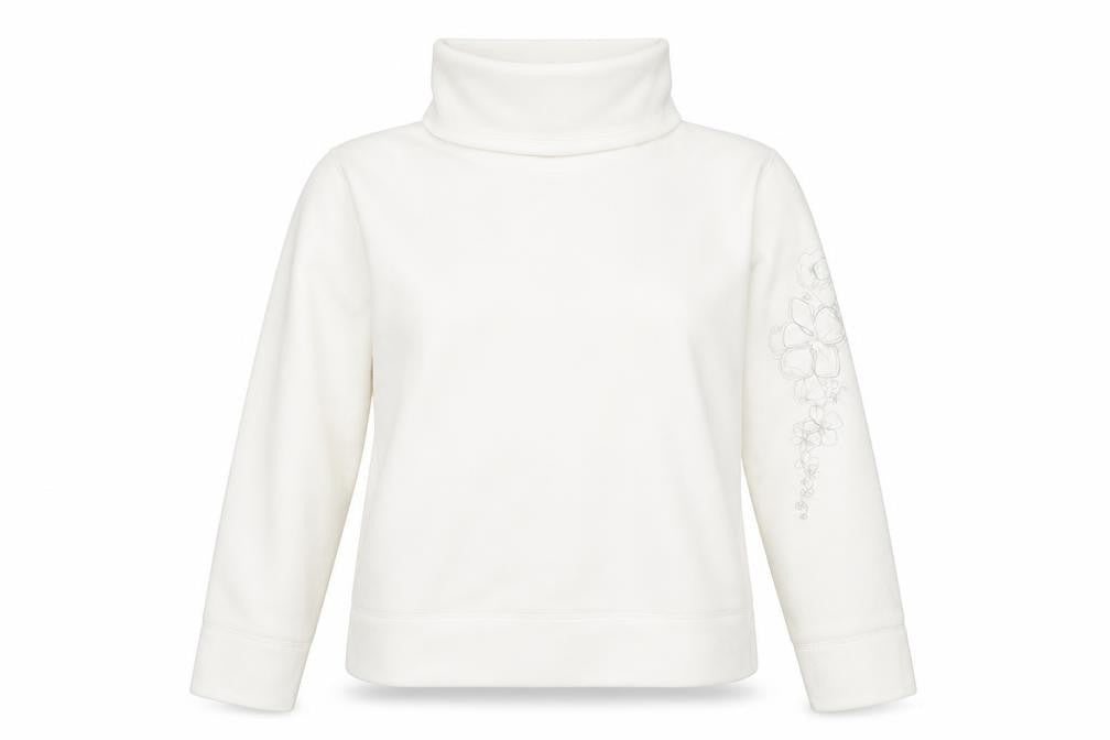 Womens UK Size 16 Marks and Spencer White Pullover Sweatshirt