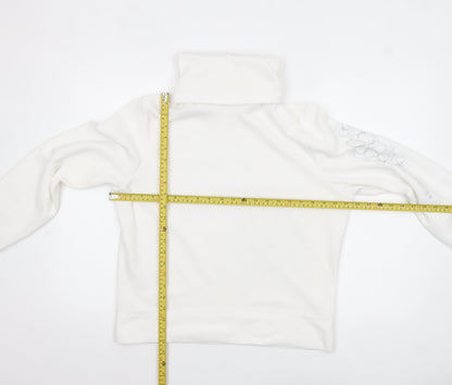 Womens UK Size 16 Marks and Spencer White Pullover Sweatshirt
