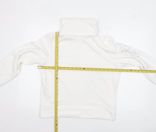 Womens UK Size 16 Marks and Spencer White Pullover Sweatshirt