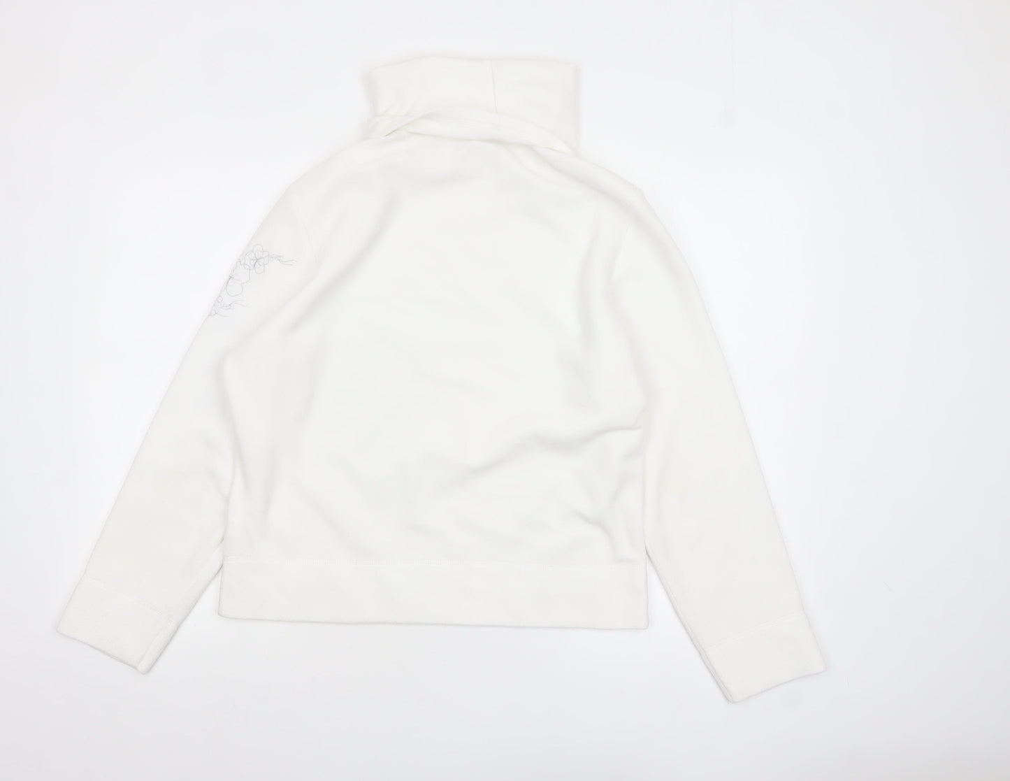 Womens UK Size 16 Marks and Spencer White Pullover Sweatshirt