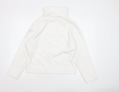 Womens UK Size 16 Marks and Spencer White Pullover Sweatshirt