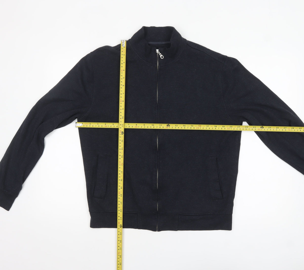 Mens UK Size M MARCS Black Bomber Jacket
