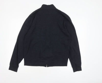 Mens UK Size M MARCS Black Bomber Jacket