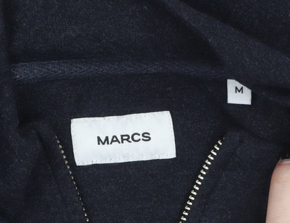 Mens UK Size M MARCS Black Bomber Jacket