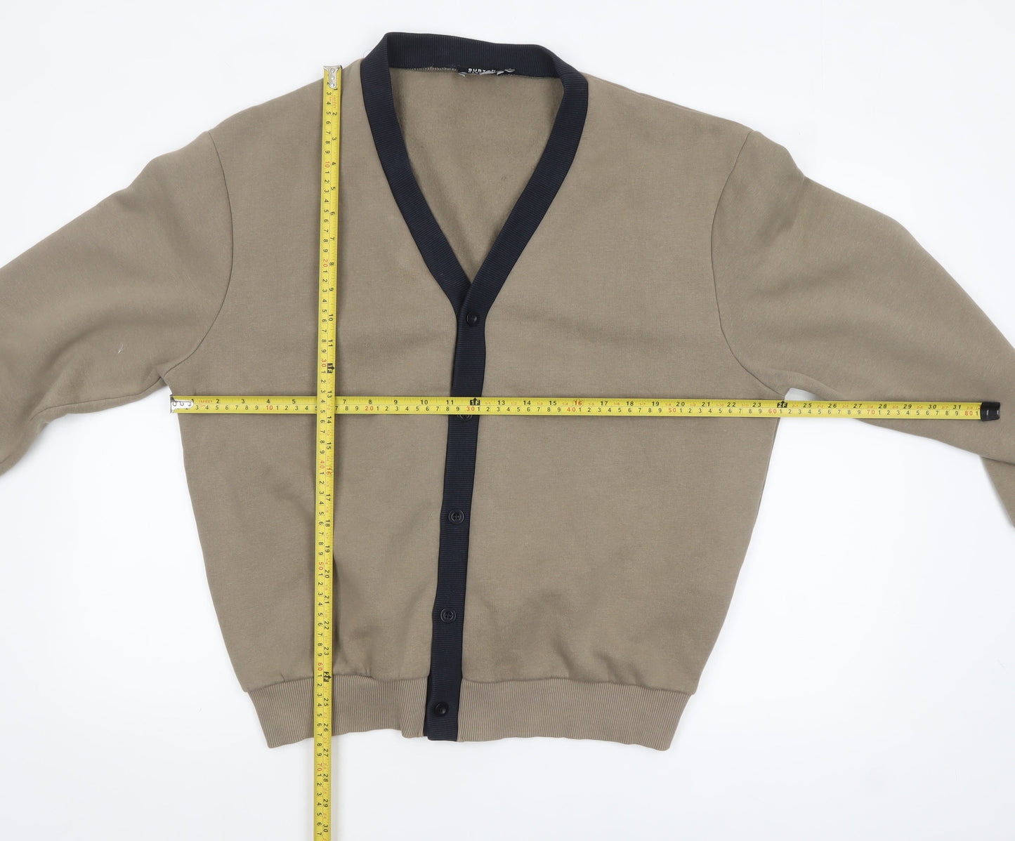 Mens UK Size L Burton Menswear Beige Basic Jacket