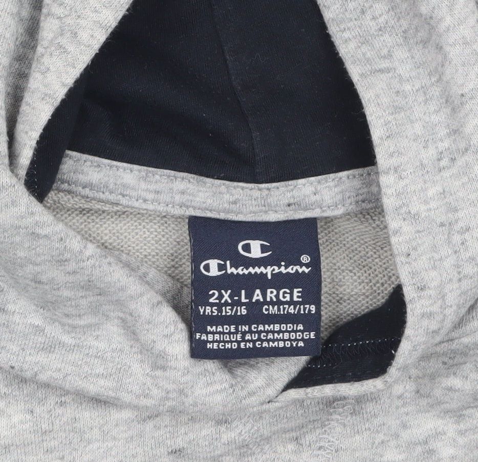 Boys UK Size 2XL Champion Grey Pullover Hoodie