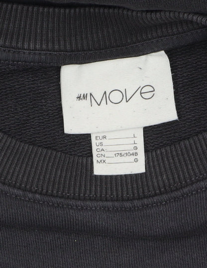 Womens UK Size 14 H&M Move Black Pullover Sweatshirt