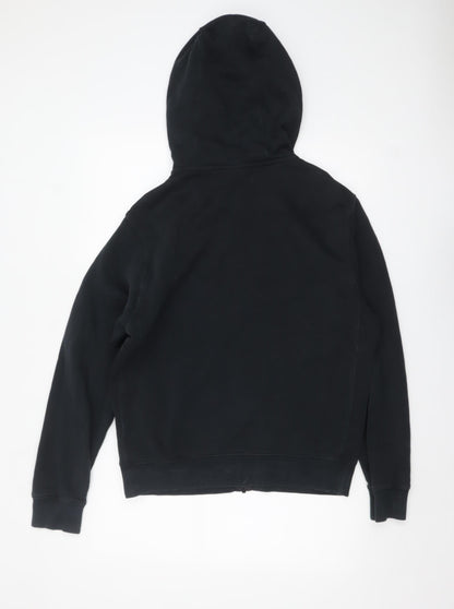 Mens UK Size S Nike Black Full Zip Hoodie