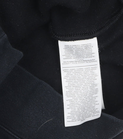 Mens UK Size S Nike Black Full Zip Hoodie