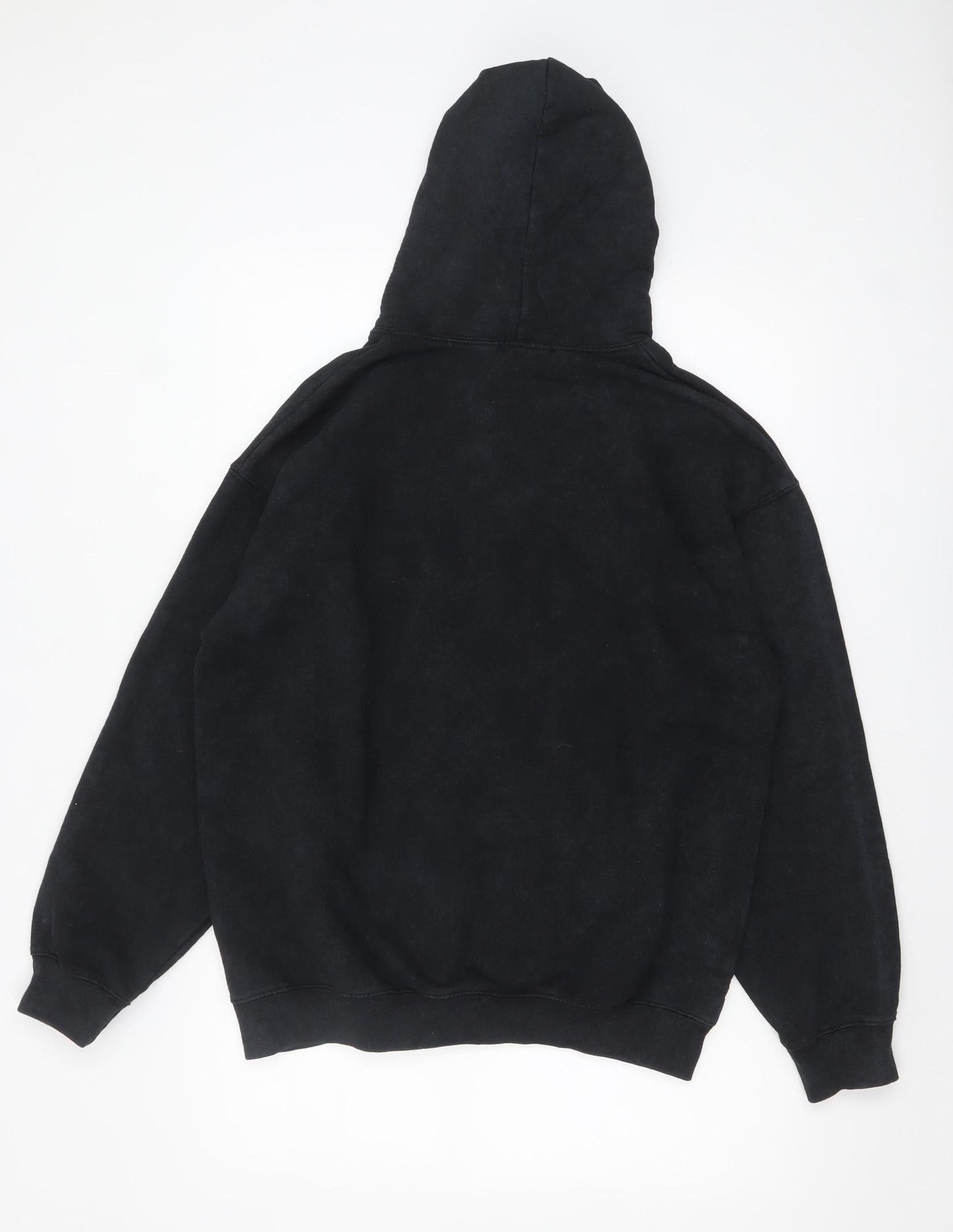 Mens UK Size S boohooMAN Black Pullover Hoodie