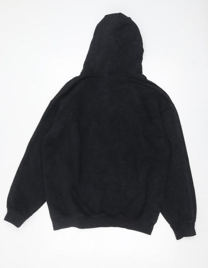 Mens UK Size S boohooMAN Black Pullover Hoodie