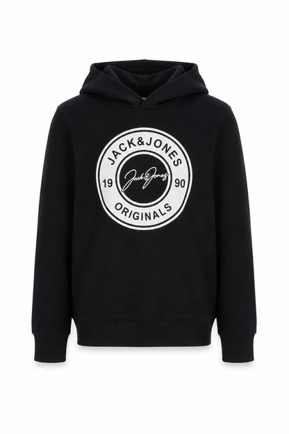 Boys UK Size 14 Years JACK & JONES Black Pullover Hoodie