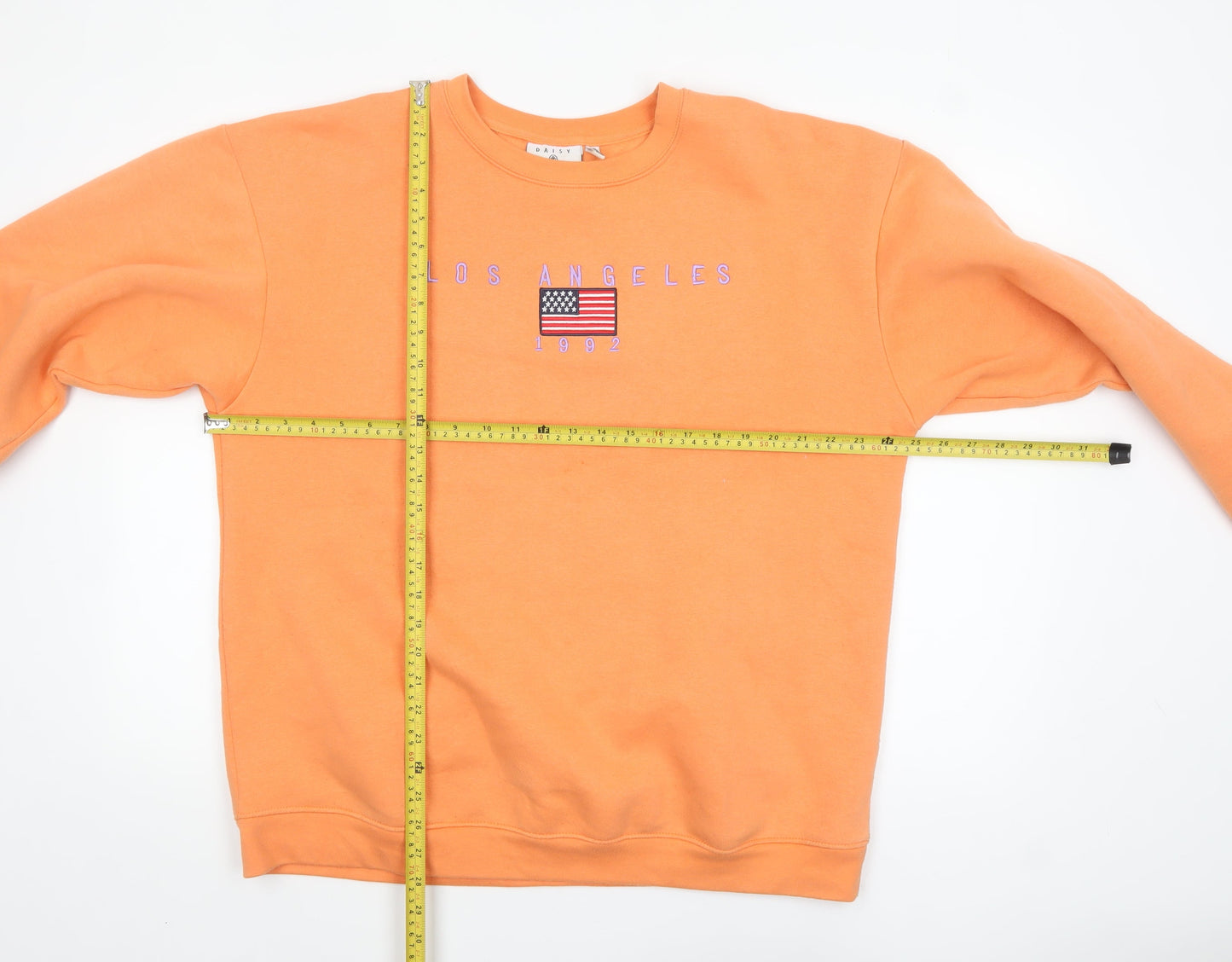 Womens UK Size 14 Daisy Street Orange Pullover Sweatshirt