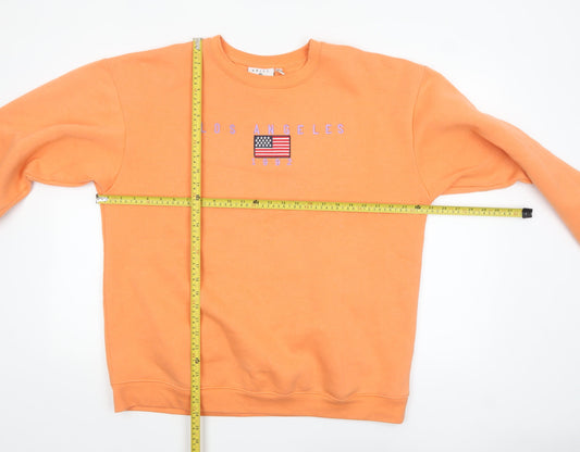Womens UK Size 14 Daisy Street Orange Pullover Sweatshirt