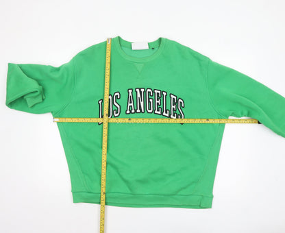 Womens UK Size 10 Supply & Demand Green Pullover Sweatshirt
