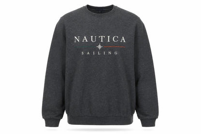 Mens UK Size L Nautica Grey Pullover Sweatshirt