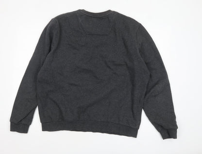 Mens UK Size L Nautica Grey Pullover Sweatshirt