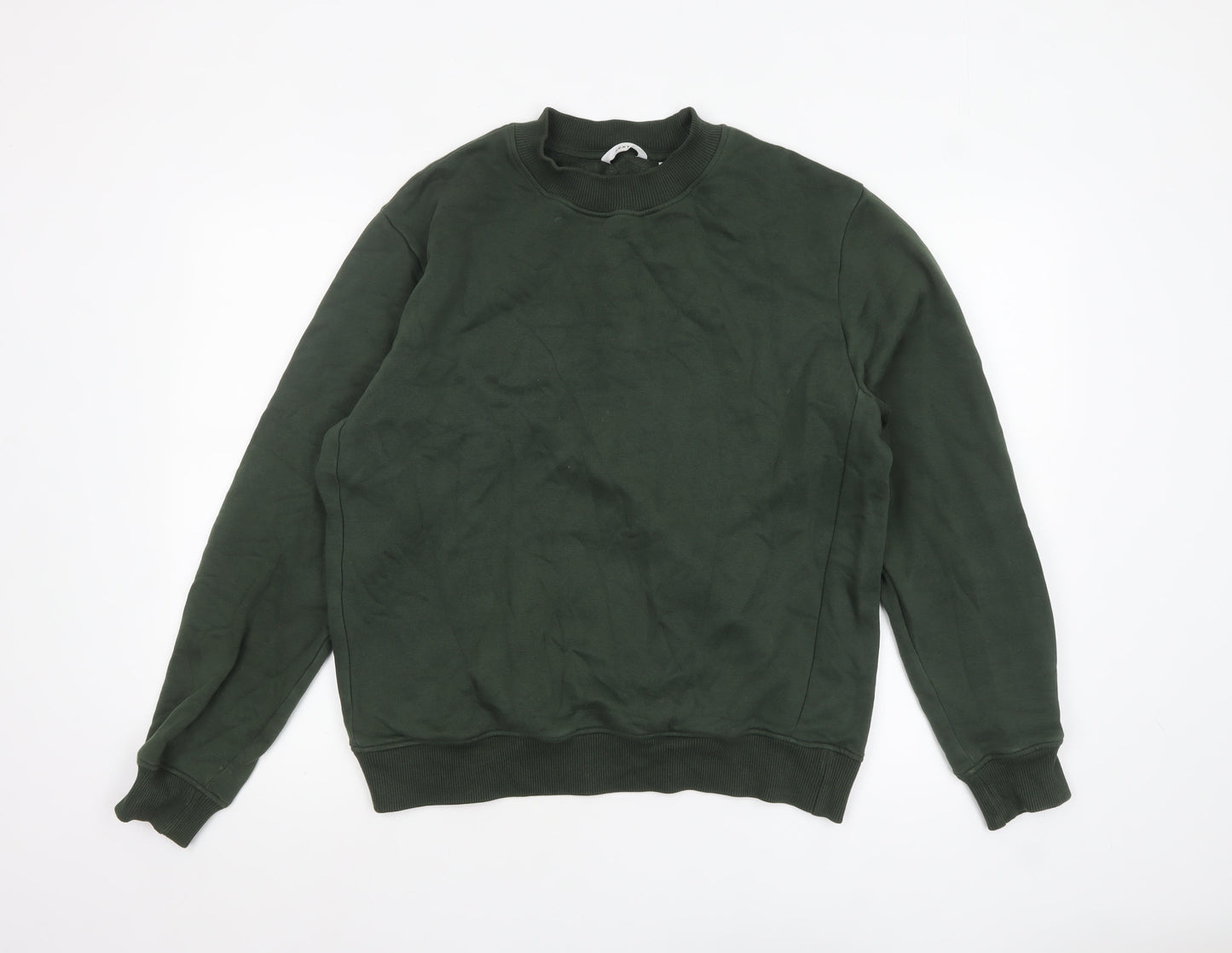 Mens UK Size M NEXT Green Pullover Sweatshirt