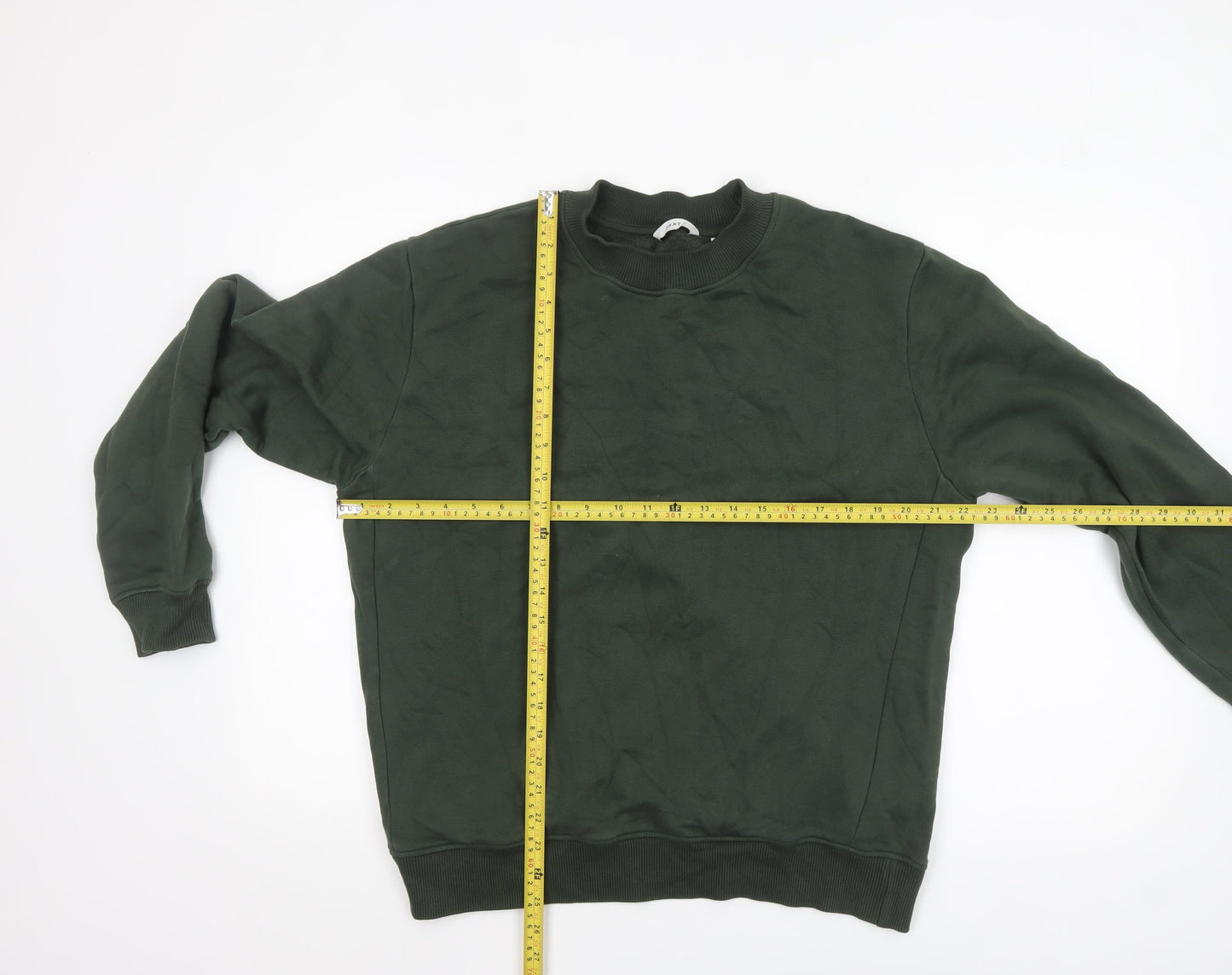 Mens UK Size M NEXT Green Pullover Sweatshirt