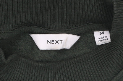 Mens UK Size M NEXT Green Pullover Sweatshirt