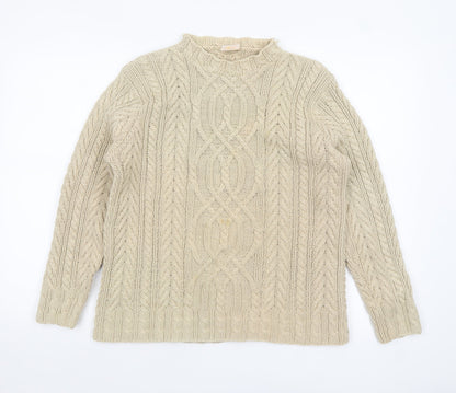 Womens UK Size L Country Casuals Beige Pullover Jumper