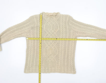 Womens UK Size L Country Casuals Beige Pullover Jumper