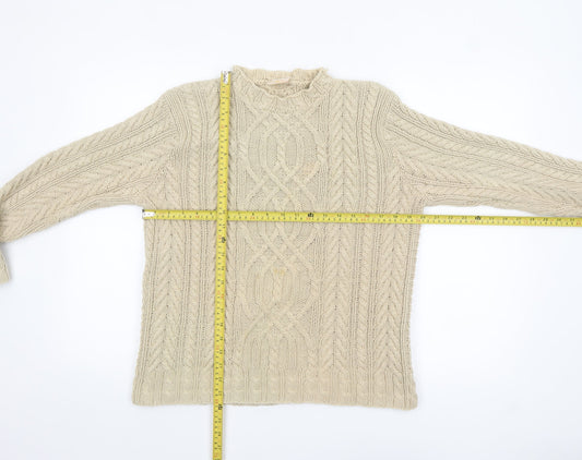 Womens UK Size L Country Casuals Beige Pullover Jumper