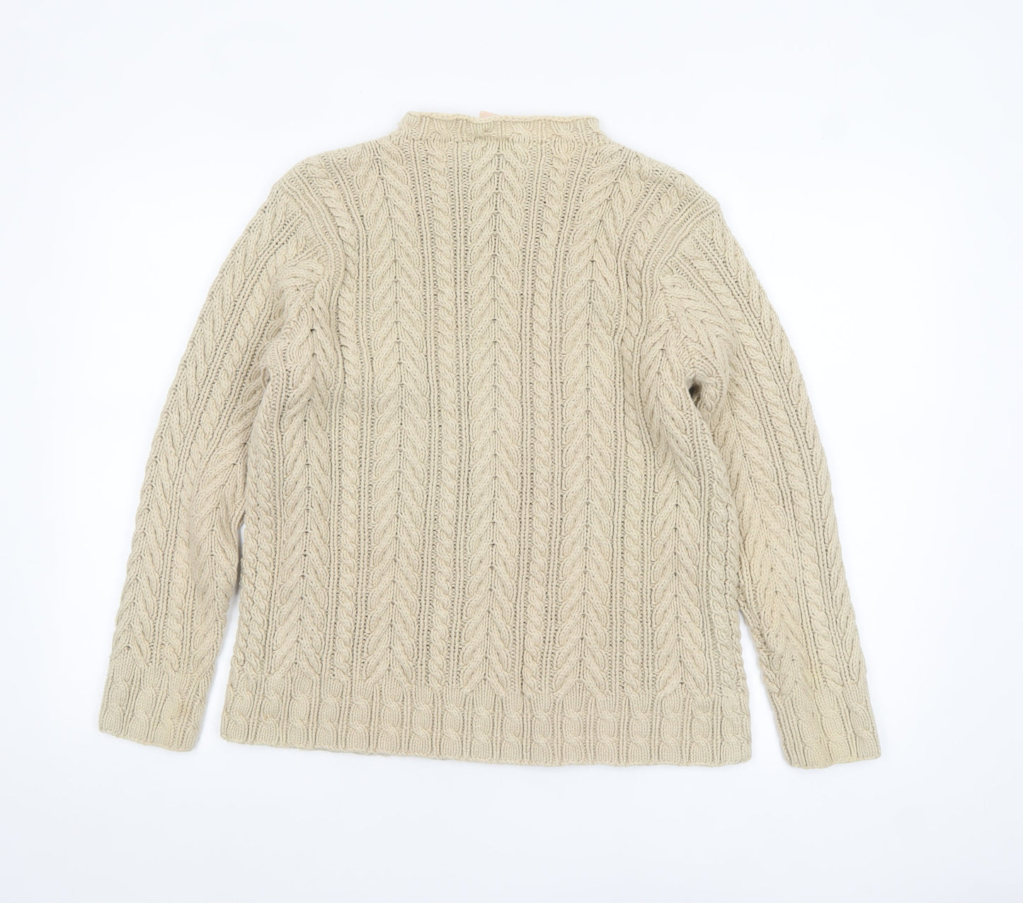 Womens UK Size L Country Casuals Beige Pullover Jumper