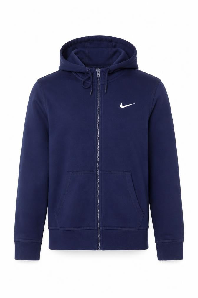 Mens UK Size S Nike Blue Full Zip Hoodie