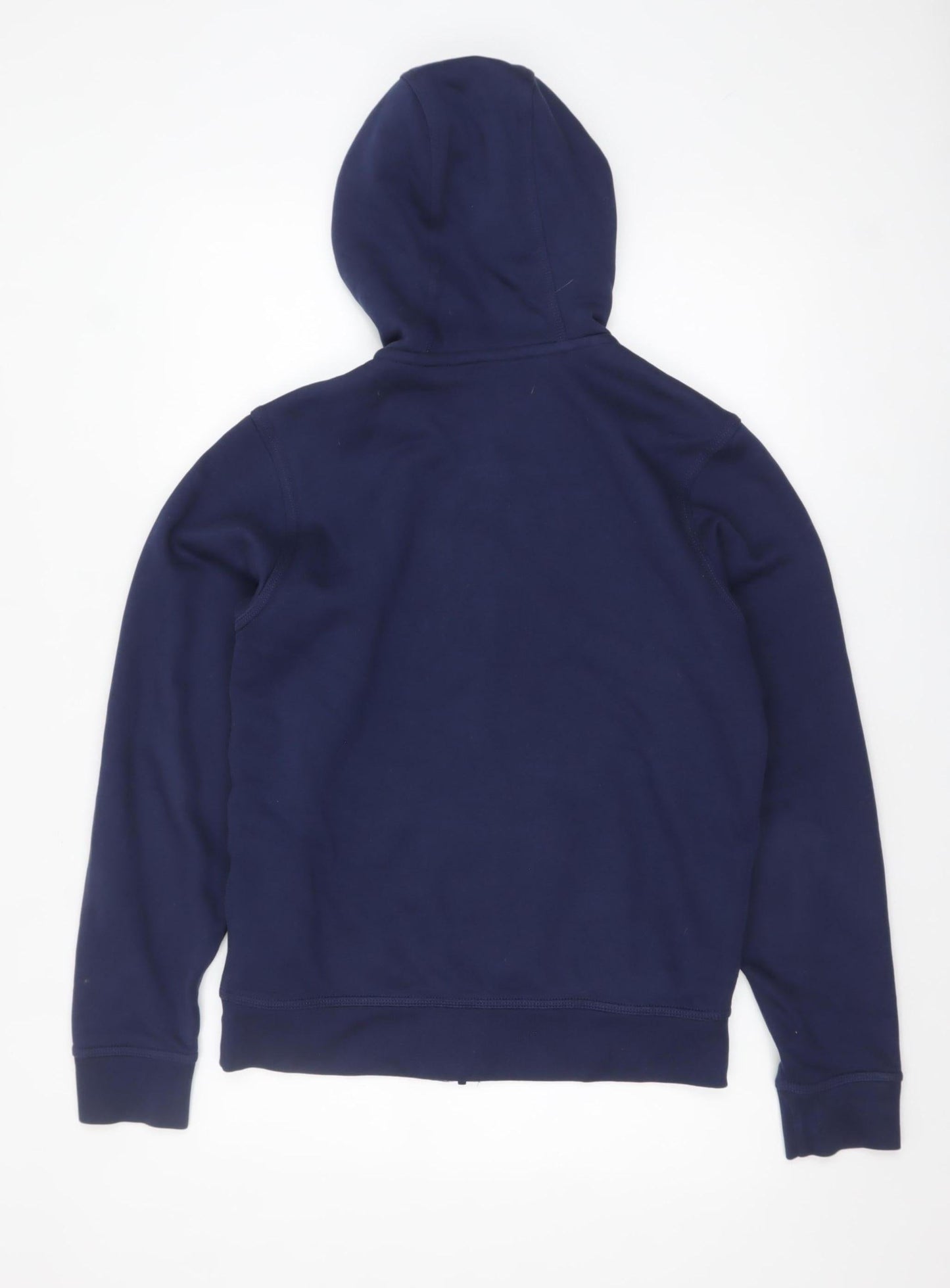 Mens UK Size S Nike Blue Full Zip Hoodie