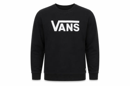 Mens UK Size M VANS Black Pullover Sweatshirt