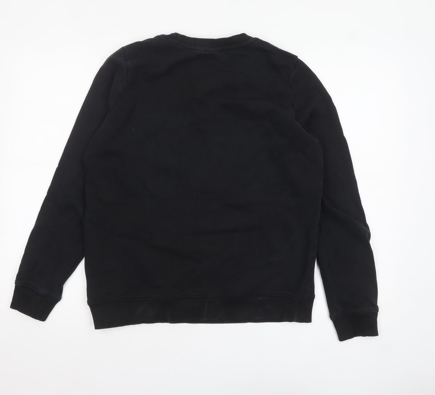 Mens UK Size M VANS Black Pullover Sweatshirt