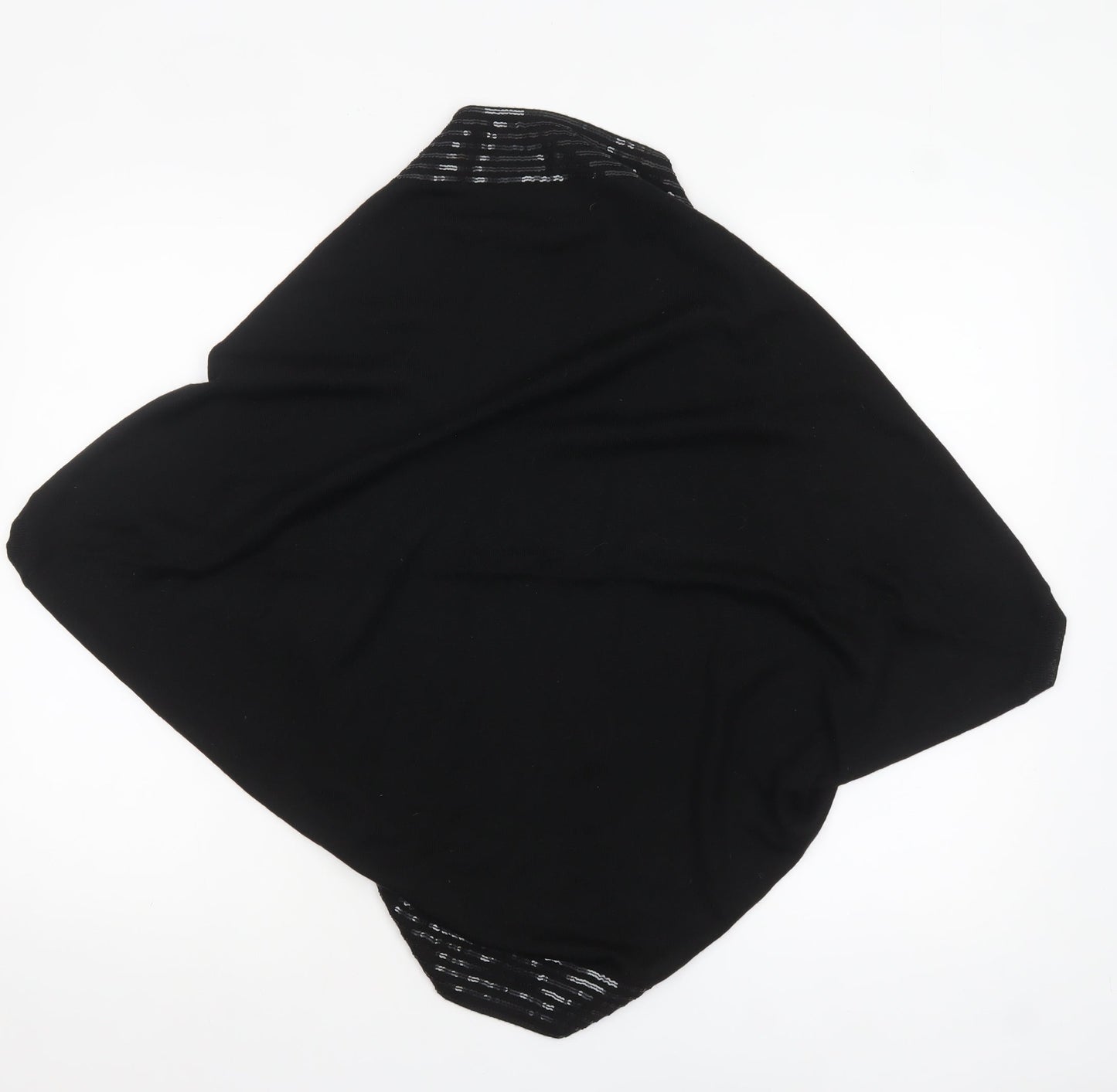 Womens UK Size L Ann Taylor Loft Black Shrug Jumper