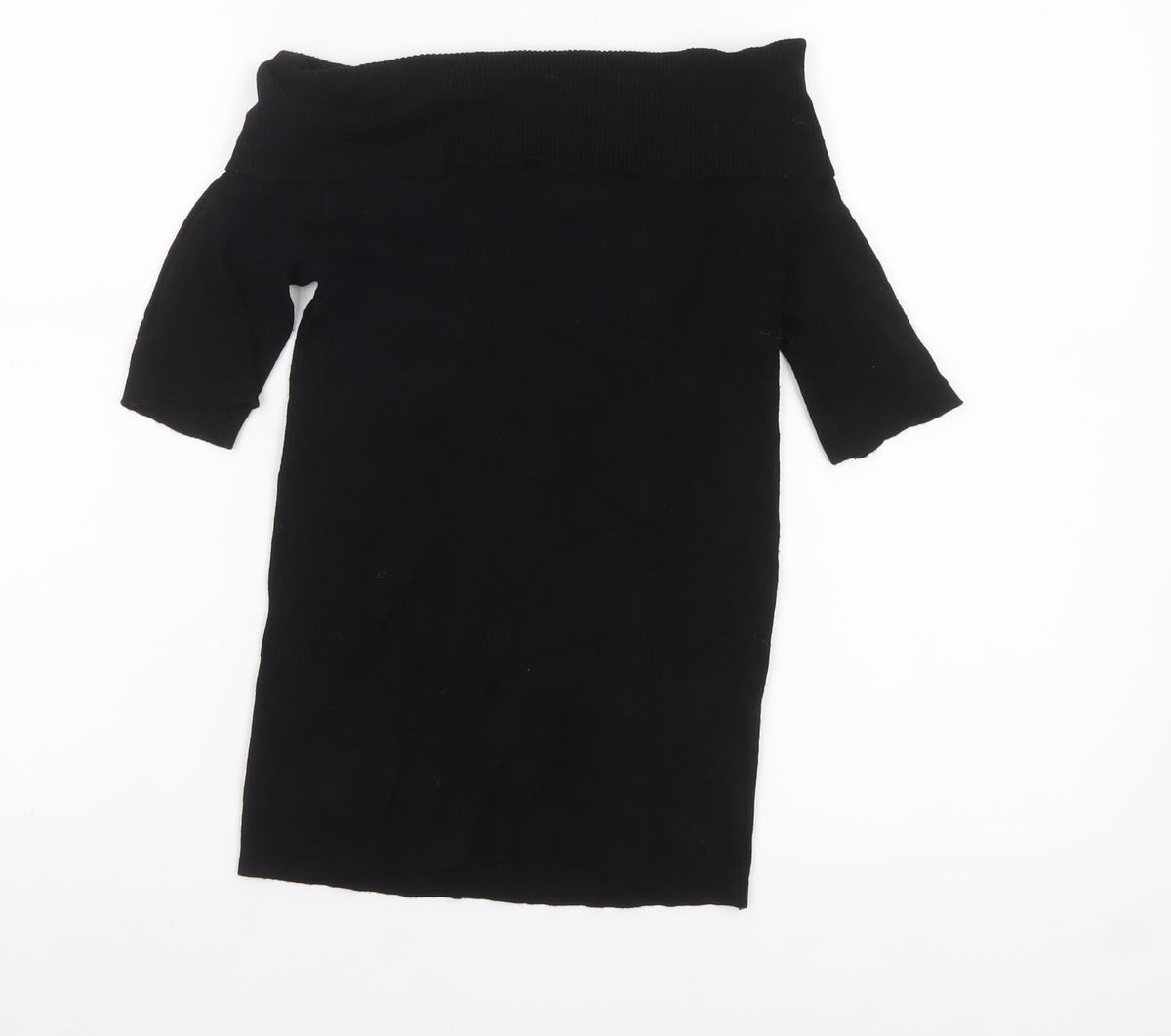 Oasis Women's Black Off Shoulder Knit Top Size 12