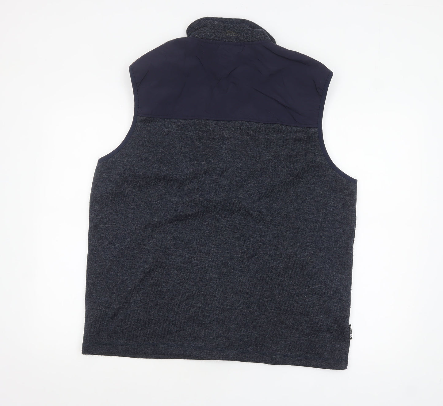 Trespass Men’s Blue Fleece Bodywarmer XL Outdoor Zip Waistcoat
