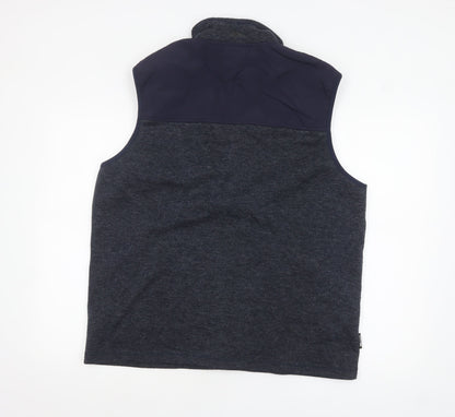 Trespass Men’s Blue Fleece Bodywarmer XL Outdoor Zip Waistcoat