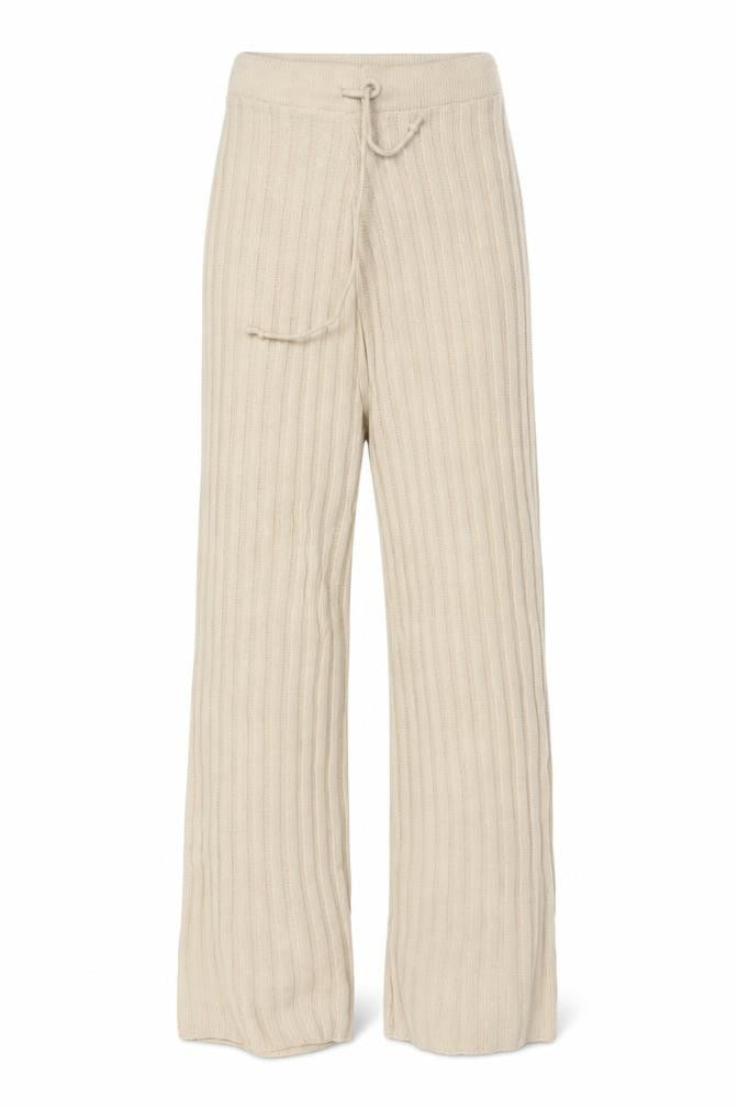 Womens UK Size S Quiz Relaxed Fit Sweatpants Beige Trousers