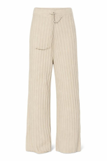 Womens UK Size S Quiz Relaxed Fit Sweatpants Beige Trousers